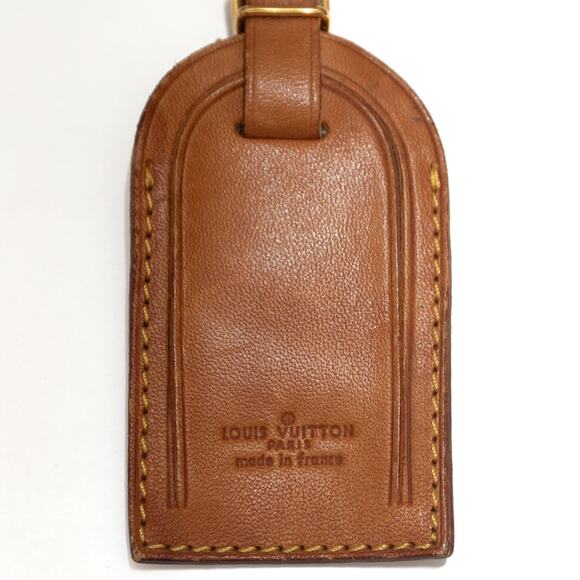 Authentic Louis Vuitton Vachetta Leather Luggage Name Tag TT - Picture 2 of 6